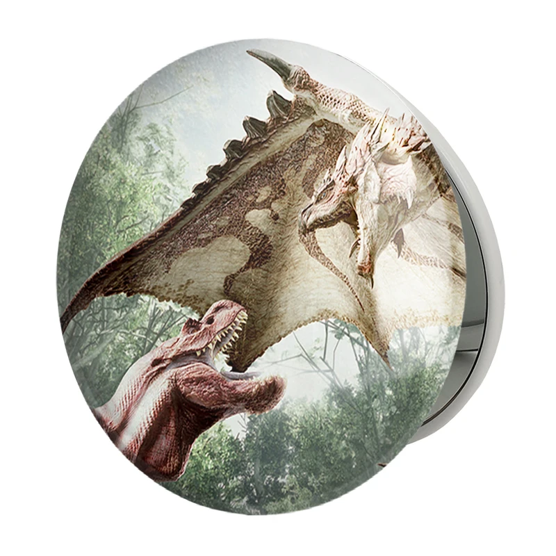 آینه جیبی خندالو طرح بازی شکارچی هیولا (Monster Hunter) مدل تاشو کد 33204