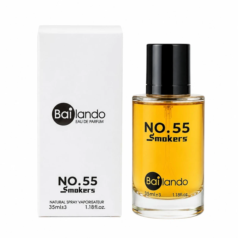 عطر جیبی زنانه بایلندو مدل NO.55 Smokers با رایحه گرم و شیرین حجم 35 میلی لیتر