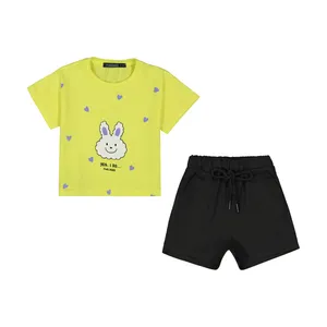 ست تی شرت و شلوارک دخترانه تودوک مدل 2151510-19