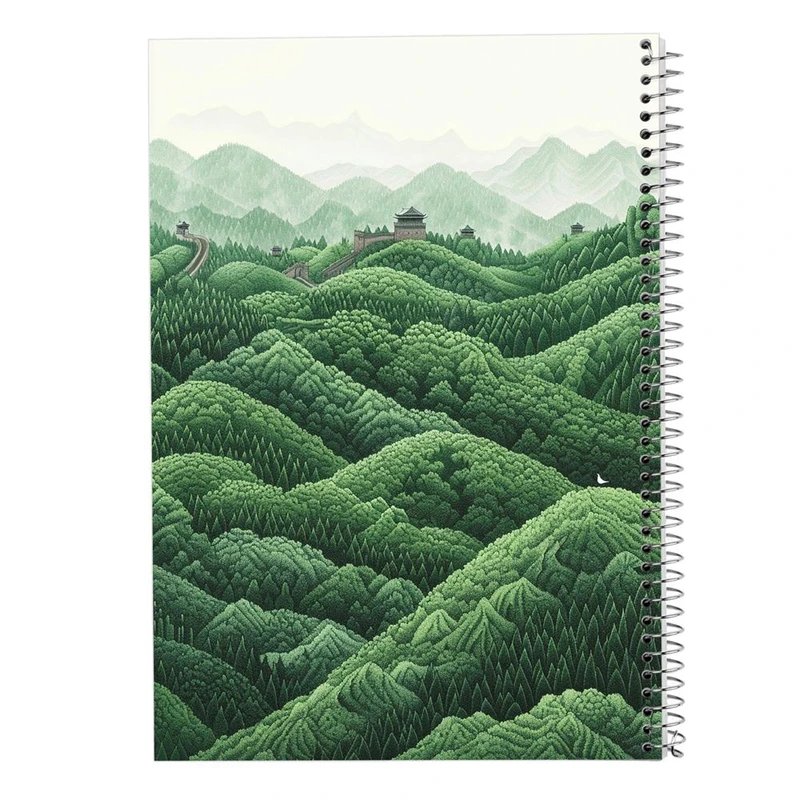 دفتر ژورنال نویسی 50 برگ مدوپد مدل نقطه ای طرح طبیعت کد DF15334