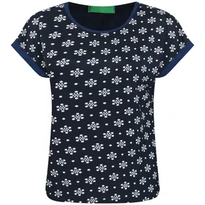 بلوز آستین کوتاه زنانه مدل برفی