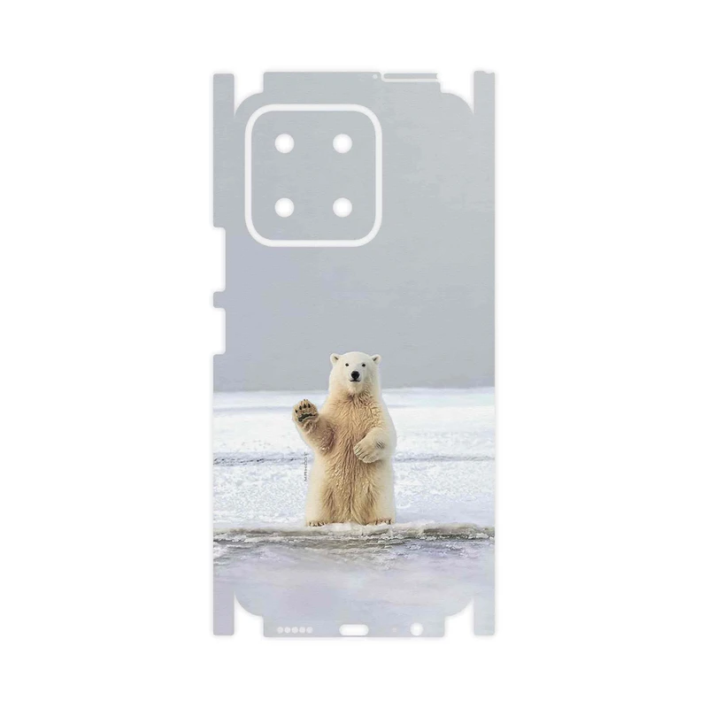 برچسب پوششی ماهوت مدل Polar_bear-FullSkin مناسب برای گوشی موبایل آنر X5b Plus