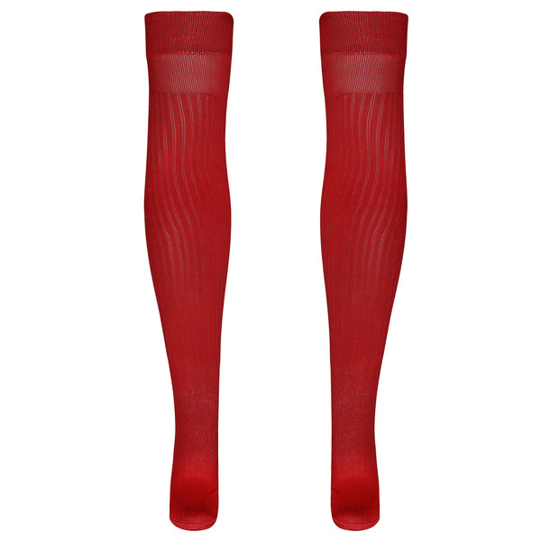جوراب ورزشی ساق بلند مردانه ماییلدا مدل 4185 رنگ قرمز