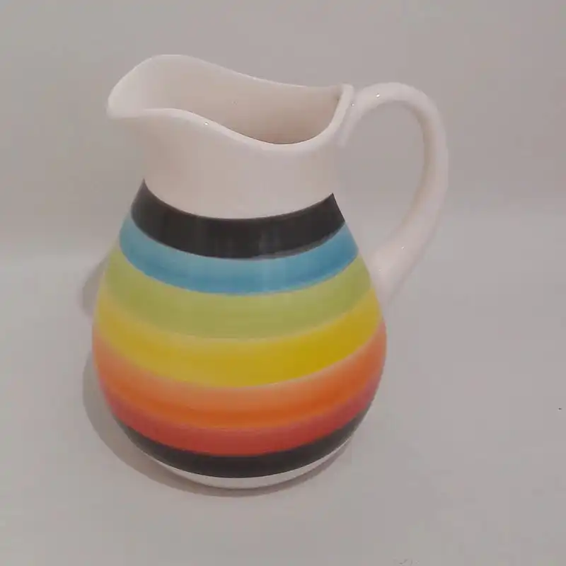 پارچ سرامیکی مدل رنگین کمان