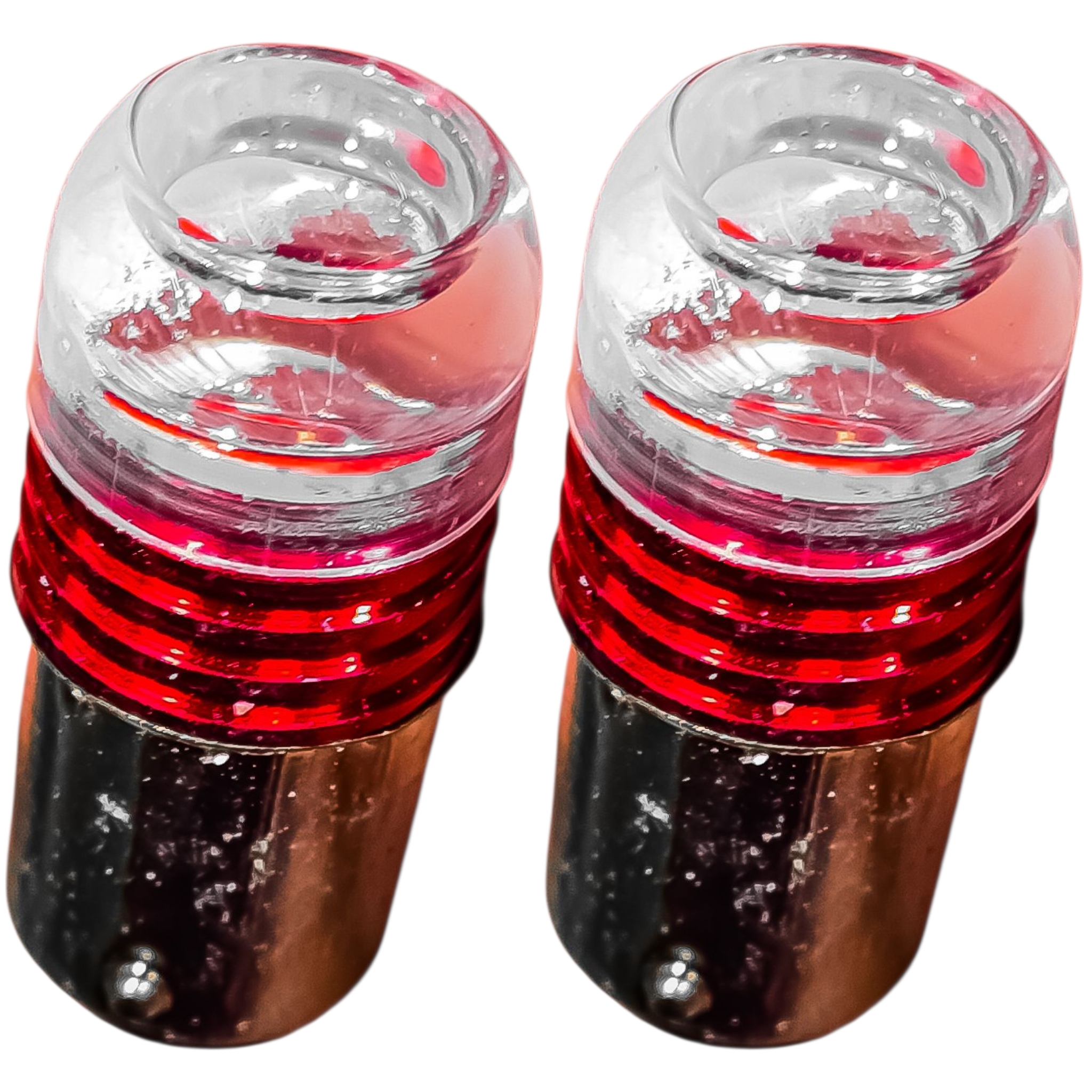 لامپ چراغ عقب خودرو دو حالته بست یدک مدل چشمک زن لنز دار کد SMD.Qimiz پایه دو کنتاکت بسته ۲ عددی
