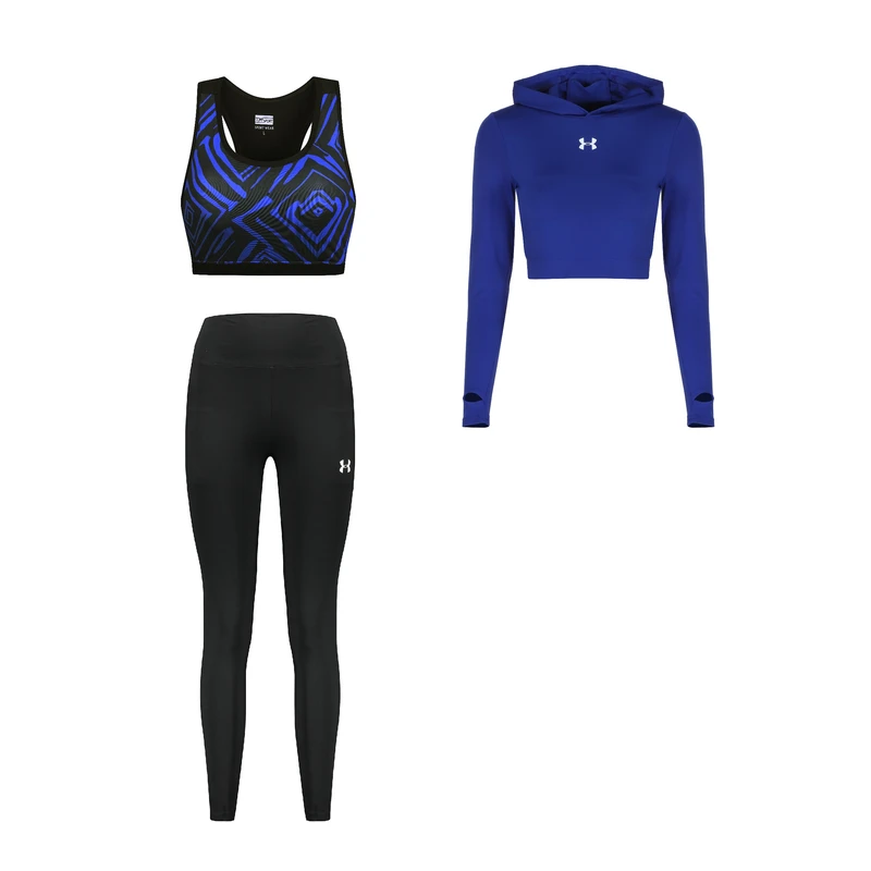 ست سه تکه لباس ورزشی زنانه مدل 1902-163-4104