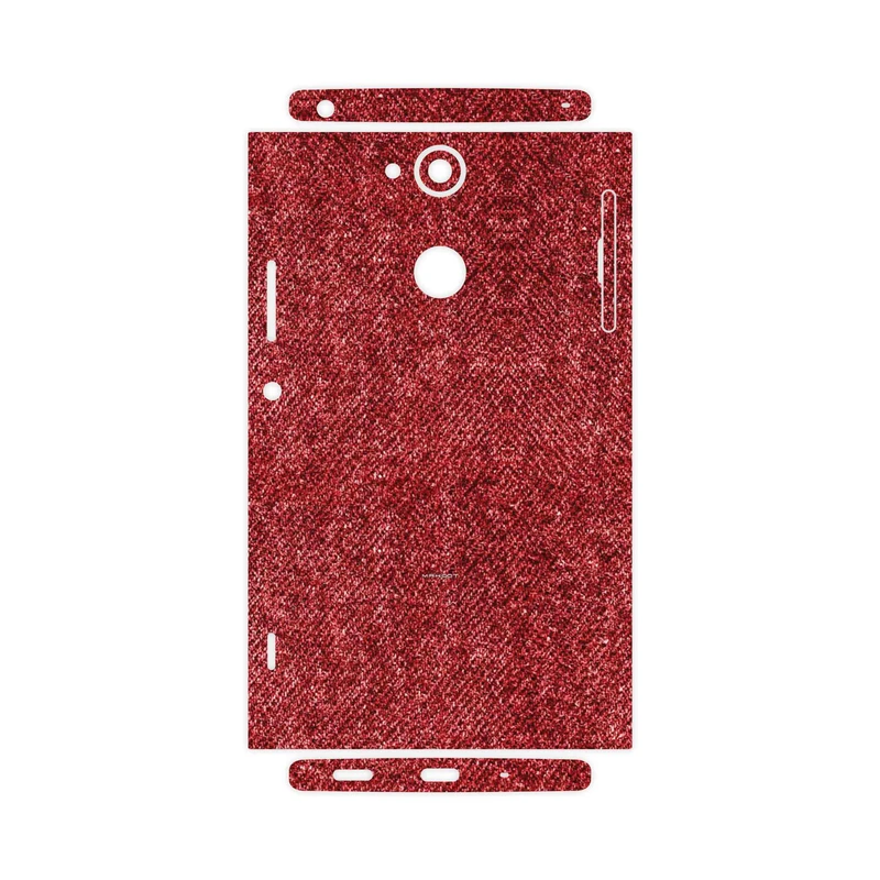 برچسب پوششی ماهوت مدل Fabric Texture 4-FullSkin مناسب برای گوشی موبایل سونی Xperia XA2