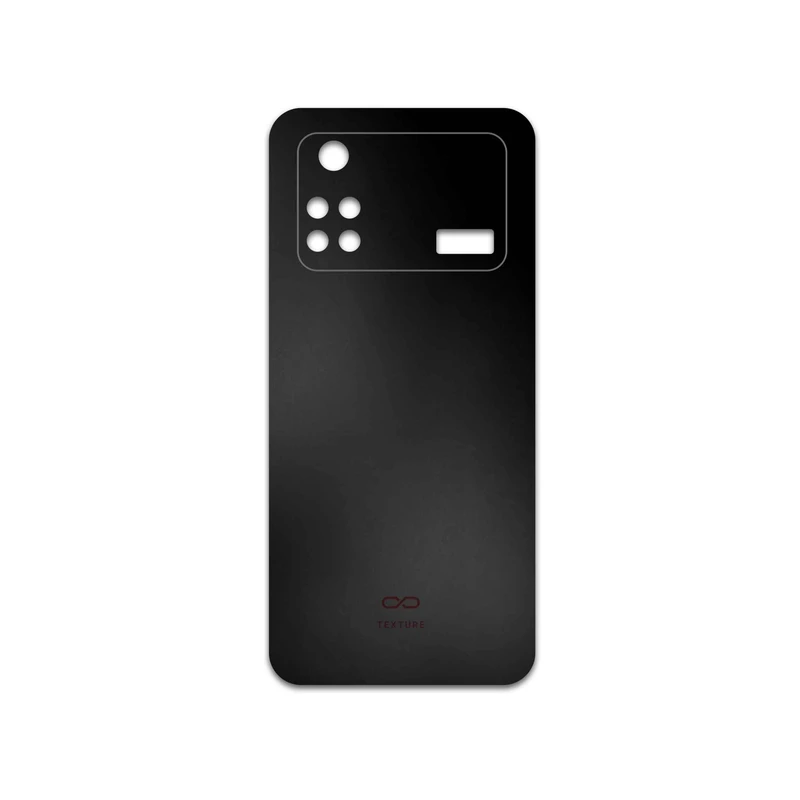 برچسب پوششی ماهوت مدل Matte-Black مناسب برای گوشی موبایل شیائومی Poco M4 Pro 4G