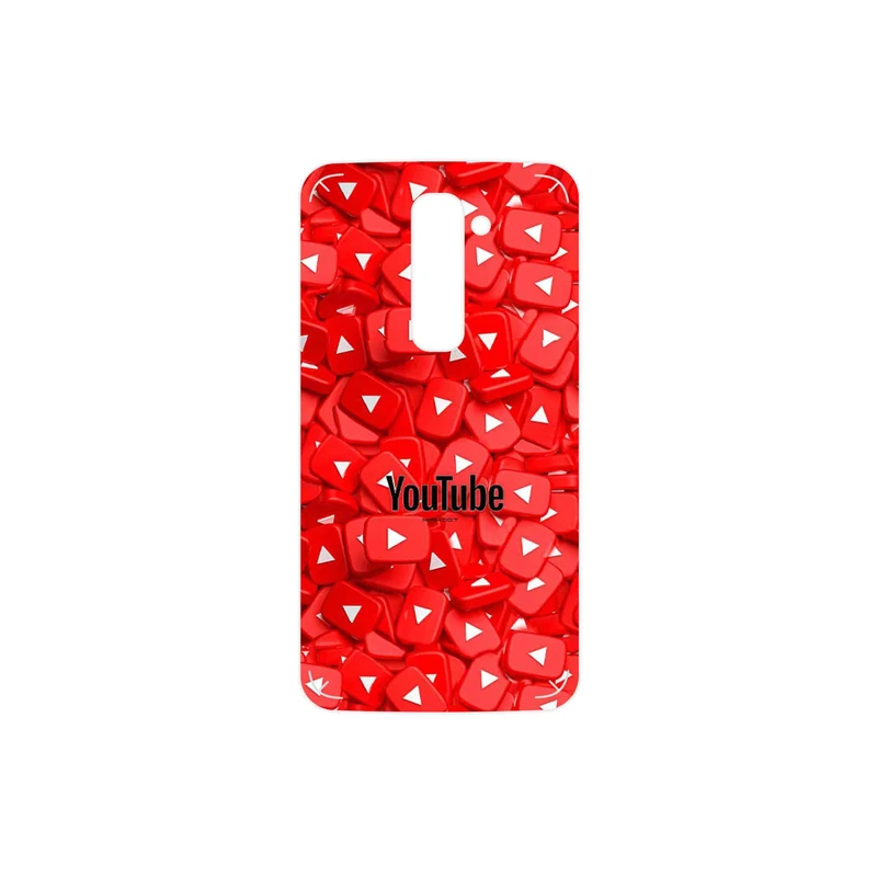 برچسب پوششی ماهوت مدل Youtube مناسب برای گوشی موبایل ال جی G2
