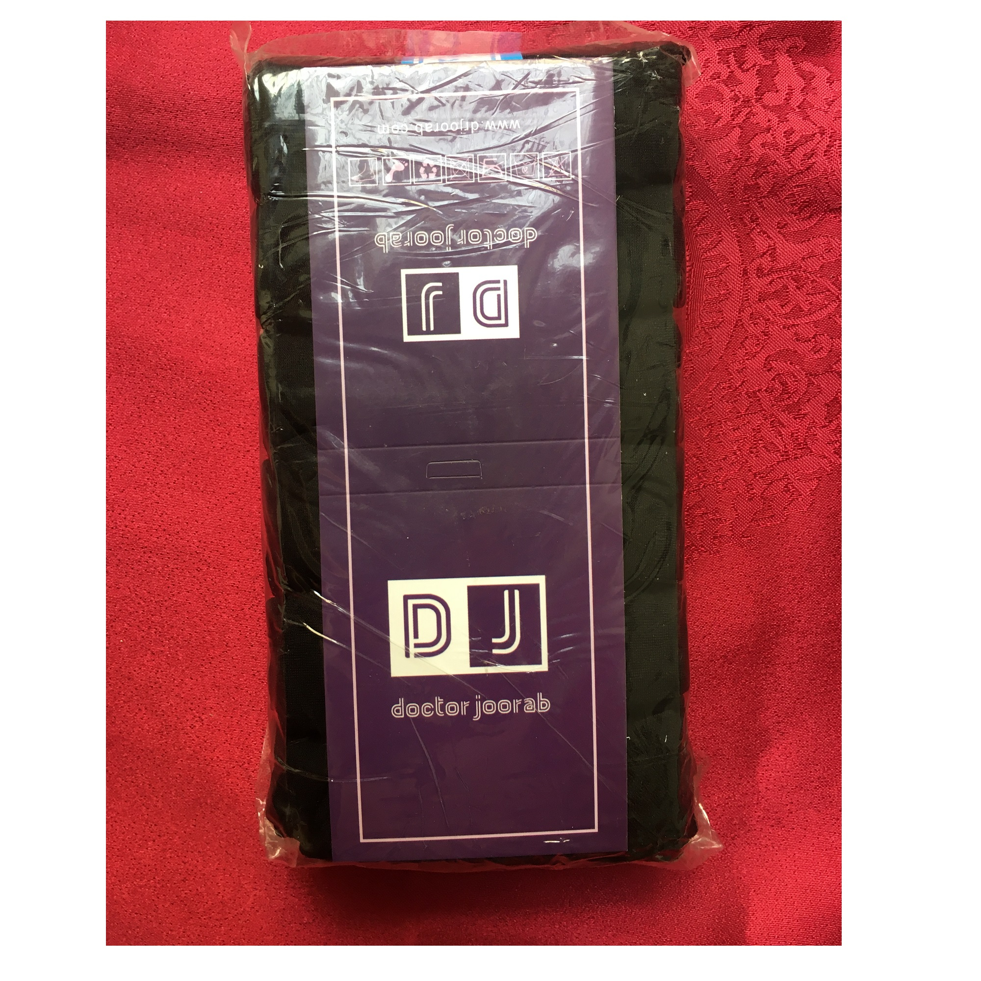 جوراب ساق کوتاه زنانه دکتر جوراب مدل شیشه ای رنگ مشکی بسته 6 عددی