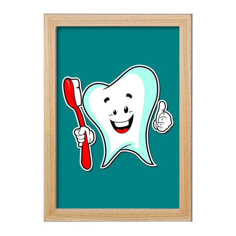 تابلو خندالو مدل دندان و دندانپزشکی کودکانه کد 27786