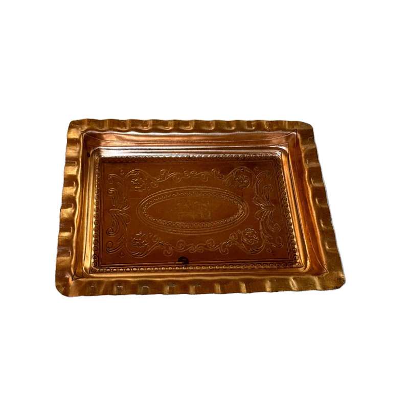 زیرسیگاری مدل مسی گلدار