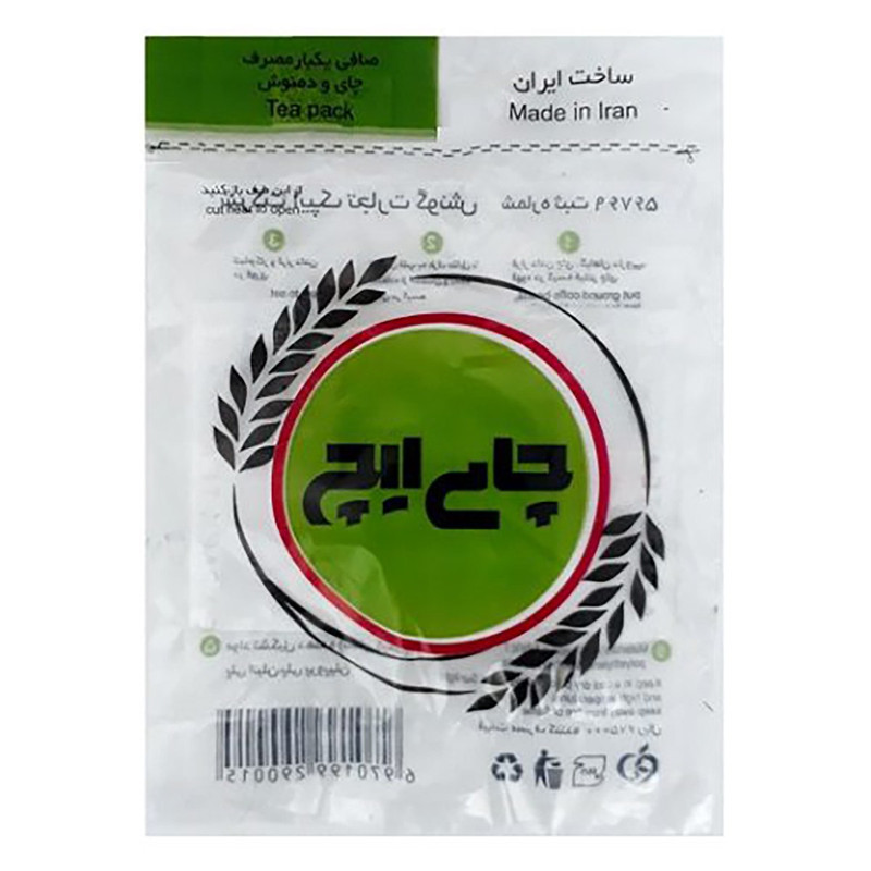 فیلتر چای ایچ مدل کیسه ای 4 بسته 60 عددی