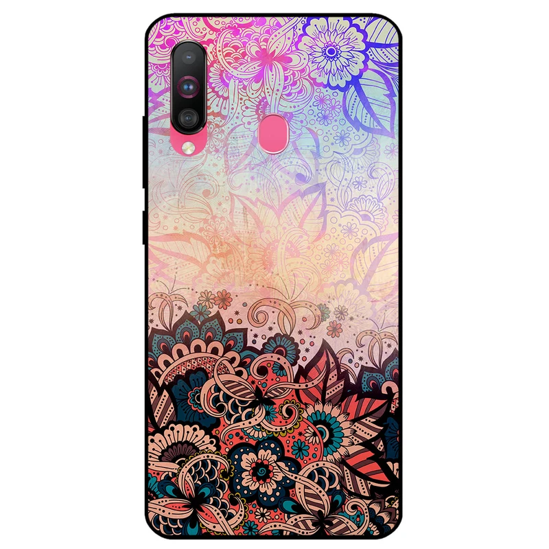 کاور مگافون طرح بته جقه مدل 7727 مناسب برای گوشی موبایل سامسونگ Galaxy A60 / M40