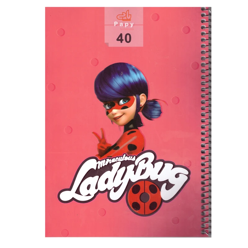 دفتر نقاشی 40 برگ پاپی طرح دختر کفش دوزکی 