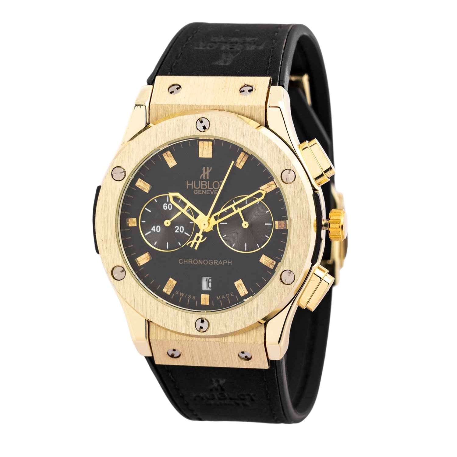 ساعت مچی عقربه‌ای مردانه مدل سه موتور فعال کرنوگراف  کد 2 -  - 1