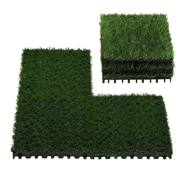 چمن مصنوعی ایرانیان سونار مدل تایلی SANA، هر قطعه 30x30 سانتی متر بسته 9 عددی