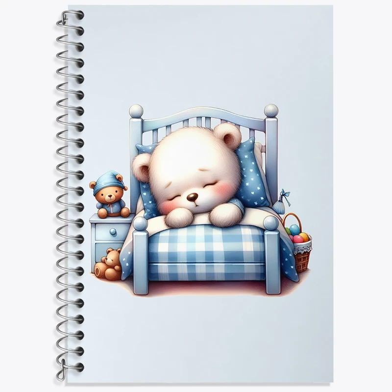 دفتر نت موسیقی 50 برگ خندالو طرح خرس بامزه کد N5547