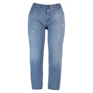 شلوار جین زنانه مدل مام استایل JMS002