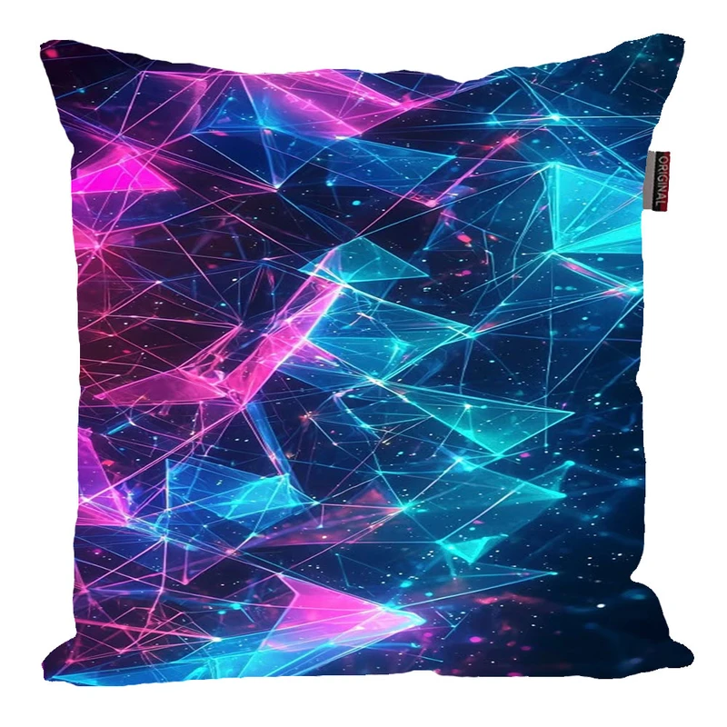 کوسن پاد آفرین مدل فانتزی طرح الماسی رنگی کد p1084