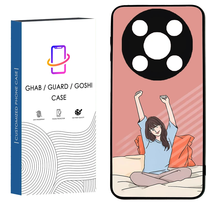 کاور قاب گارد گوشی طرح دخترانه کد 57 - TPU مناسب برای گوشی موبایل وکال V2 / V2 Lite