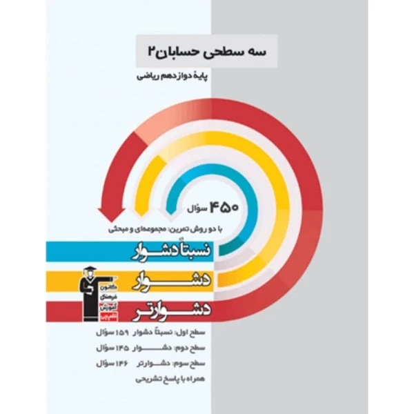 کتاب سه سطحی حسابان (2) دوازدهم ریاضی اثر جمعی از نویسندگان انتشارات کانون فرهنگی آموزش قلم چی