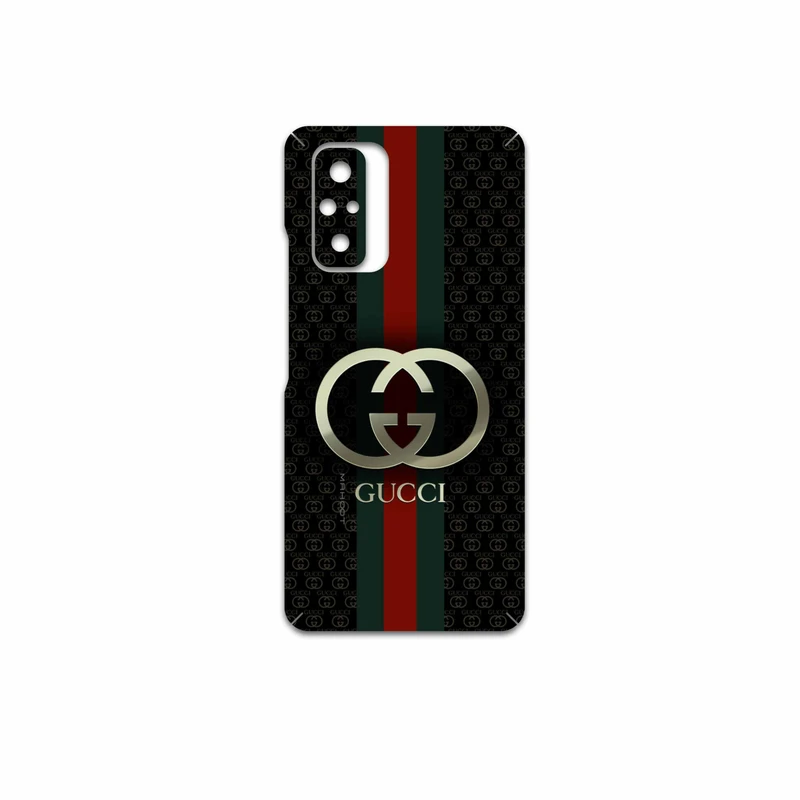 برچسب پوششی ماهوت مدل GUCCI-Logo مناسب برای گوشی موبایل شیائومی Redmi Note 10 Pro
