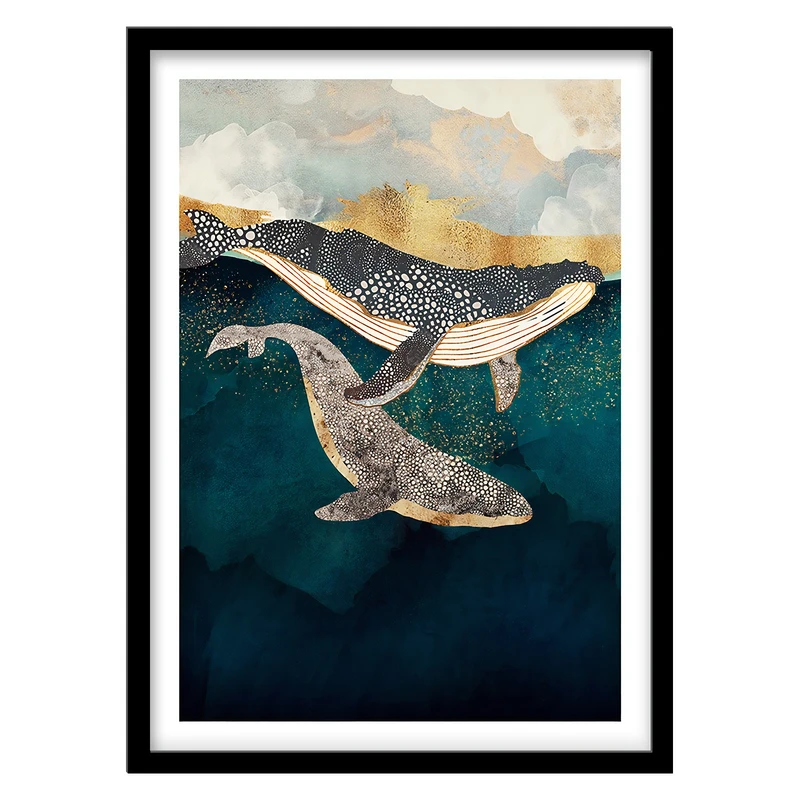 تابلو فورنیمو مدل وال ایلوستریشن مدرن کد 05118B