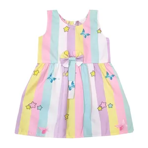 پیراهن دخترانه طرح ستاره مدل A.S7173