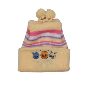 کلاه بافتنی نوزادی مدل 0101