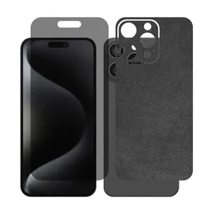 Glass Together model privacy screen protector Suitable for Apple iPhone 16 Pro Max mobile phone with back cover sticker