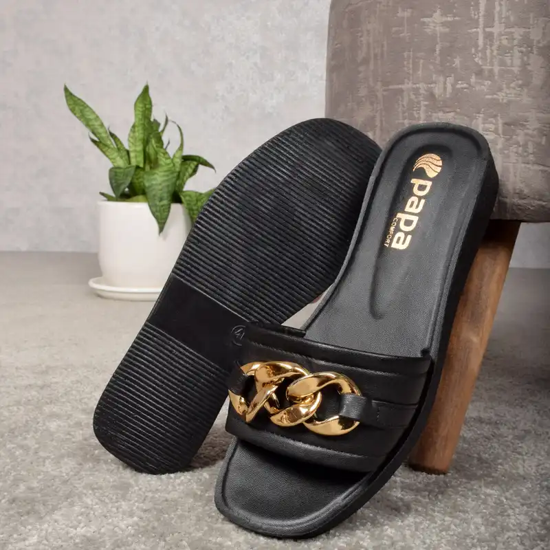 دمپایی زنانه پاپا مدل BK.2787