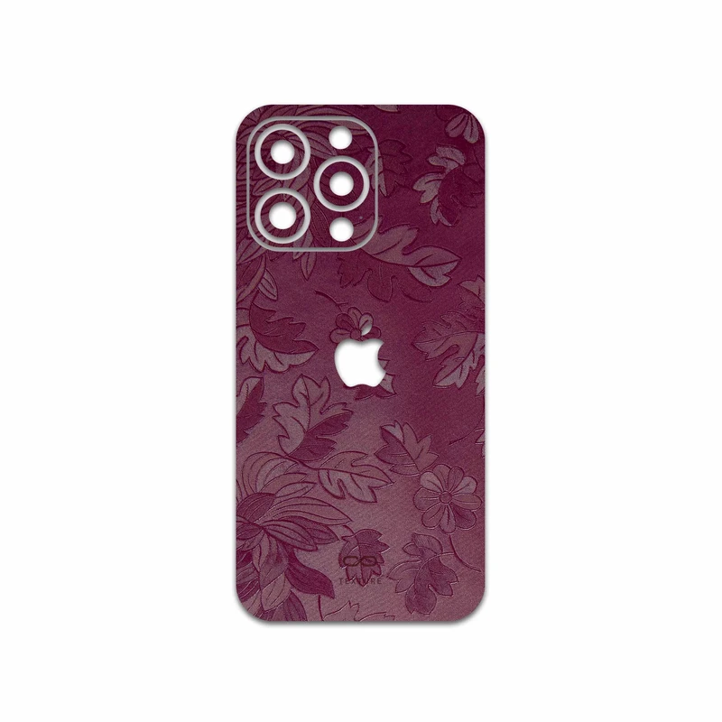 برچسب پوششی ماهوت مدل Red-Wildflower مناسب برای گوشی موبایل اپل iphone 13 Pro