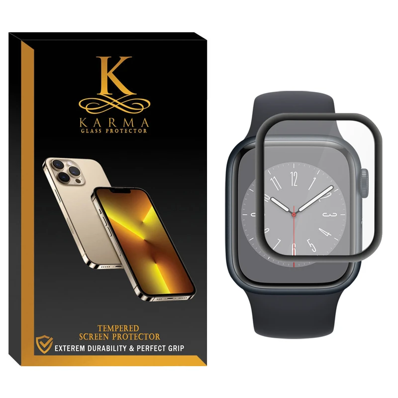 محافظ صفحه نمایش کارما مدل KA_07 مناسب برای ساعت هوشمند اپل Apple Watch Series 7 SE Aluminum Case 41mm 