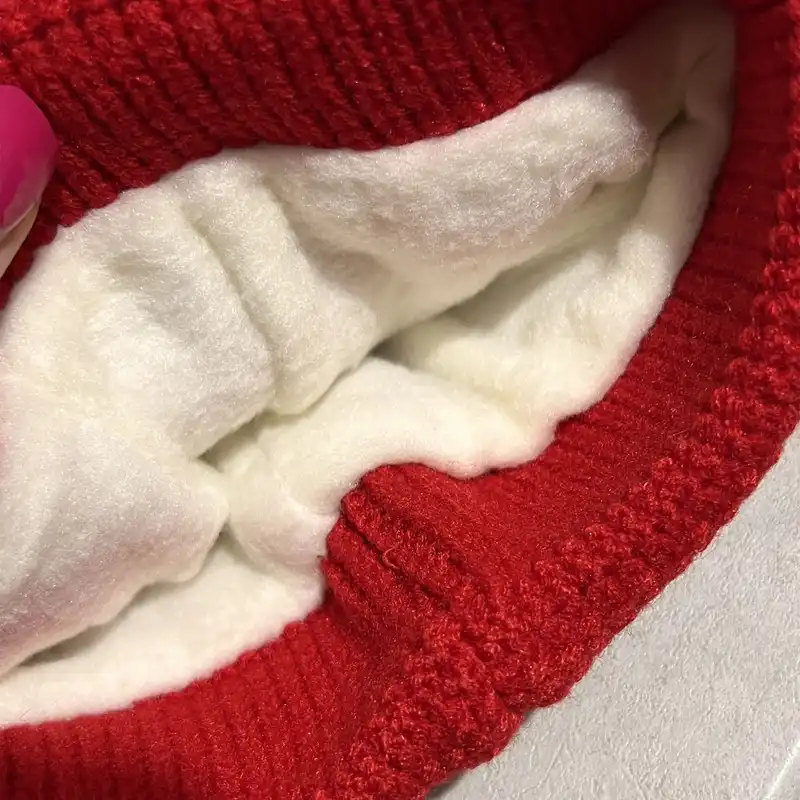 کلاه بافتنی بچگانه مدل پاپیون فانتزی کد R E DD 5