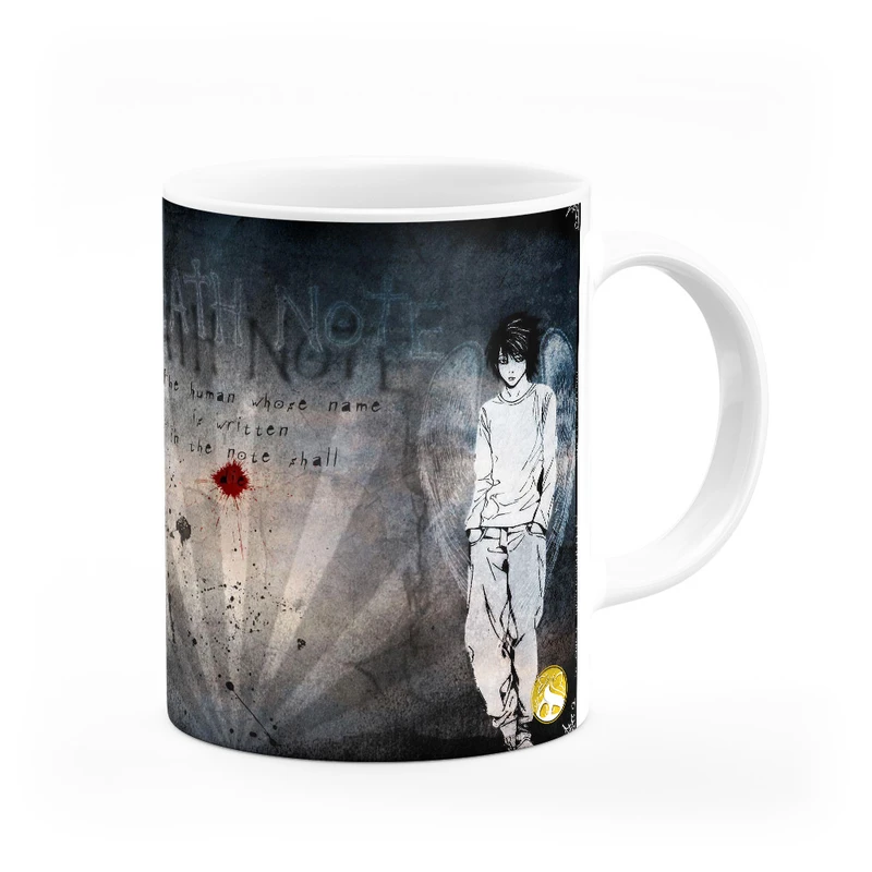 ماگ هومرو طرح انیمه دفتر مرگ Death Note مدل MG1509