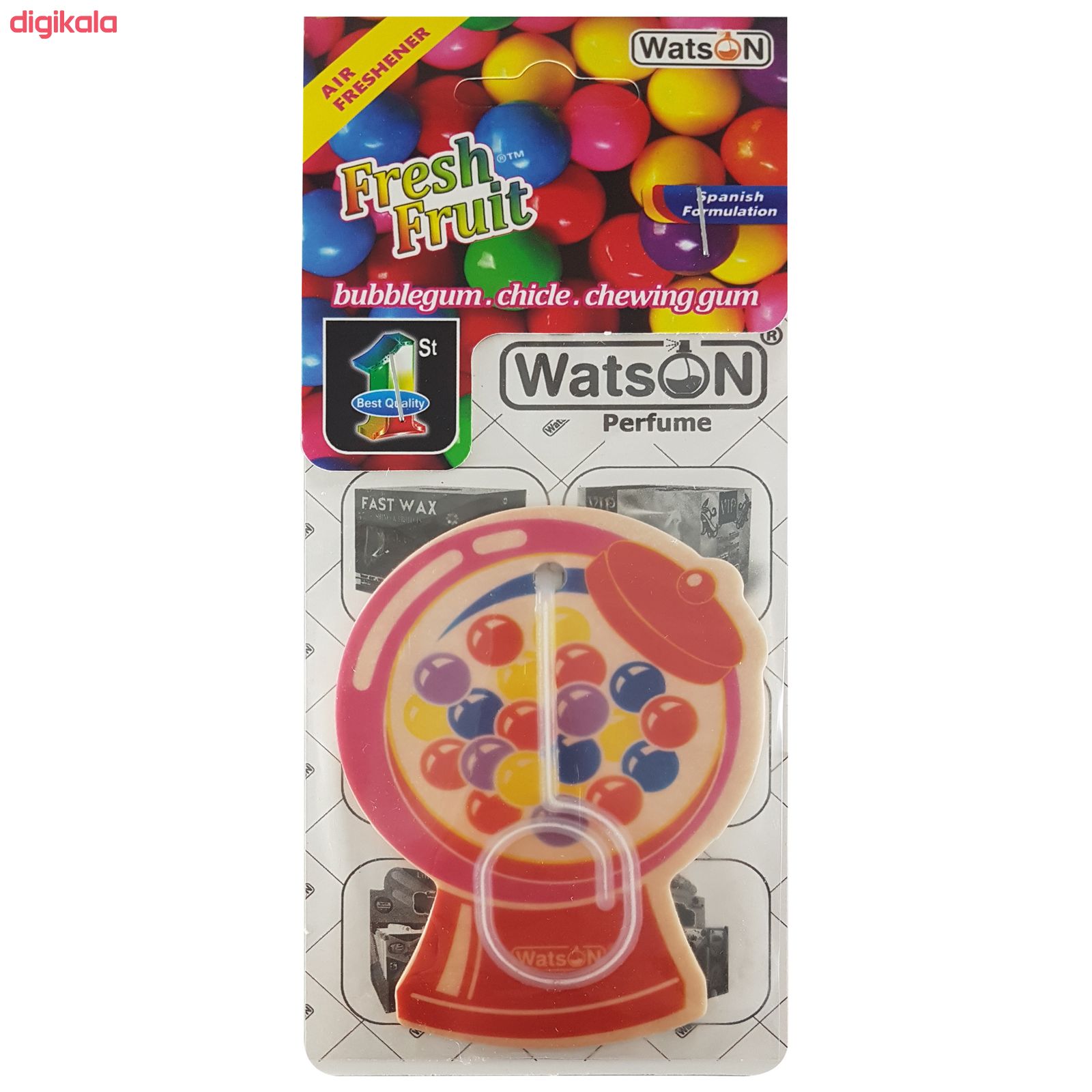 خوشبو کننده خودرو واتسون مدل Card-Bubblegum main 1 1