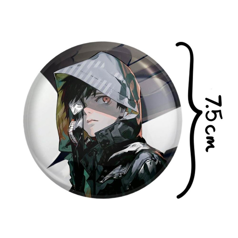 آینه جیبی خندالو مدل کانکی کن انیمه توکیو غول Tokyo Ghoul  کد 11919