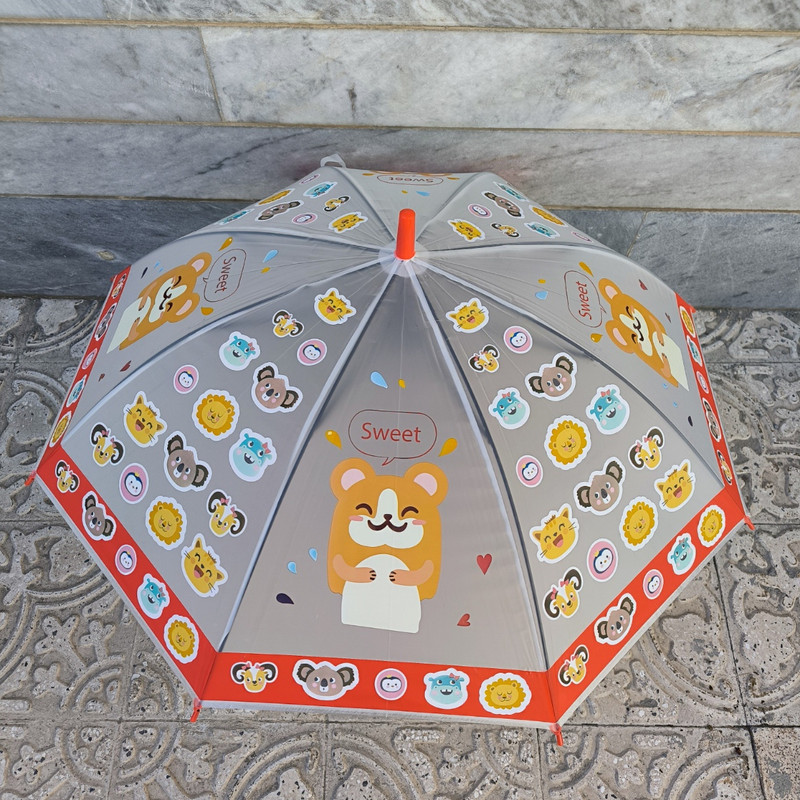 چتر بچگانه مدل عروسکی کد 0018