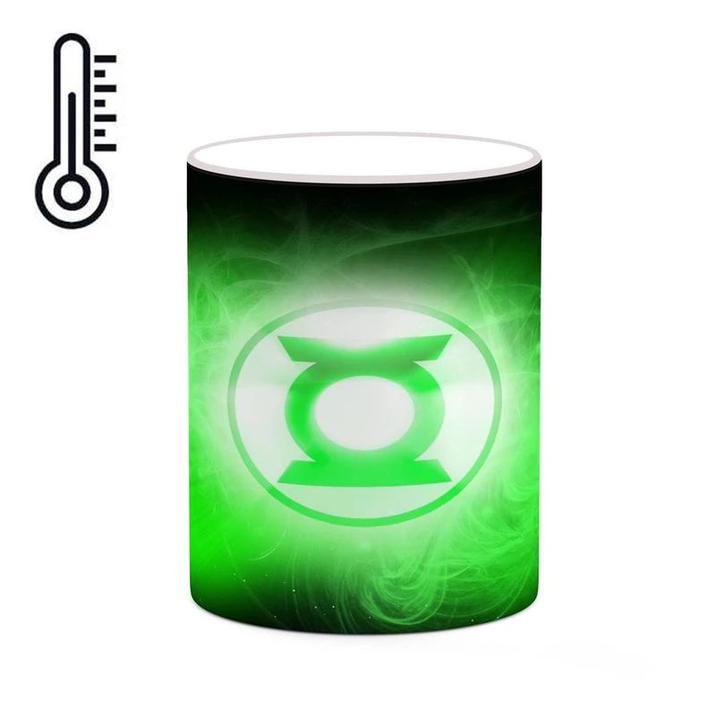 ماگ حرارتی کاکتی مدل گرین لنترن Green Lantern کد mgh38816