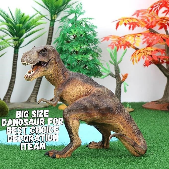 اکشن فیگور مدل فک متحرک طرح Tyrannosaurus Rex کد J72 ارتفاع 17 سانتی‌متر