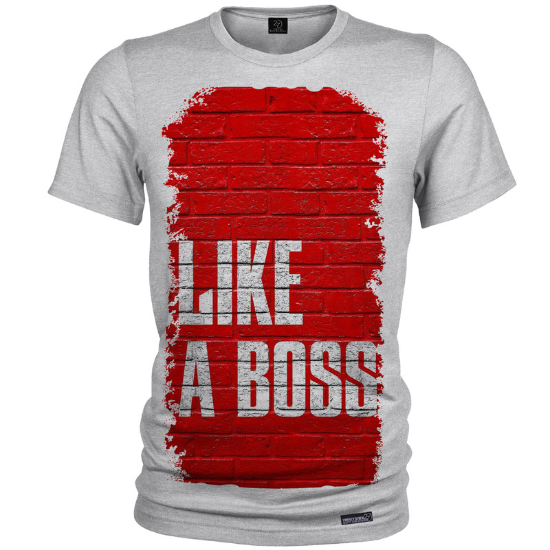 تی شرت آستین کوتاه مردانه 27 مدل Like A Boss کد MH1186