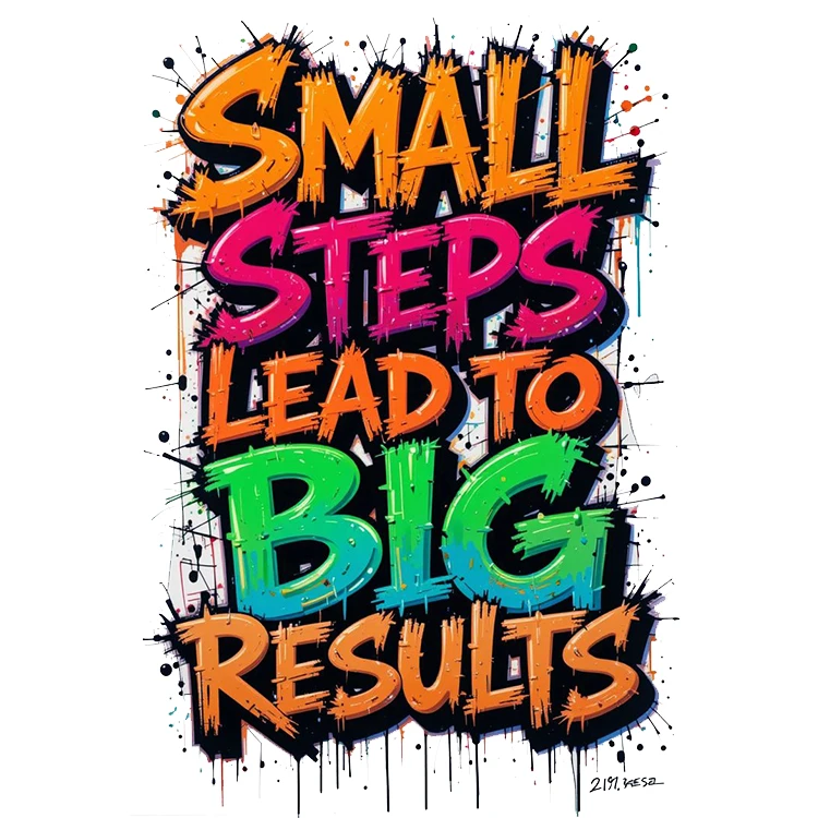 استیکر پارچه و لباس پاد آفرین مدل جمله انگلیسی کد 2314