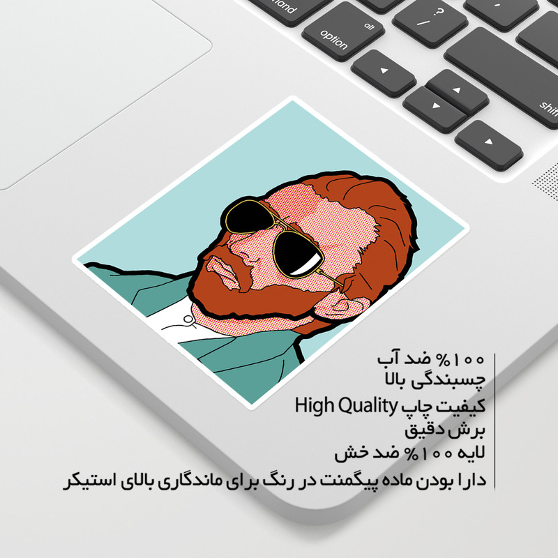استیکر لپ تاپ ماسا دیزاین طرح ونگوگ مدل STK1598