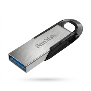 فلش مموری سن دیسک مدل cz73 ظرفیت 128 گیگابایت با بدنه فلزی، رابط usb 3.0 و سرعت انتقال 150 مگابایت بر ثانیه، سازگار با کامپیوتر، لپ تاپ، گوشی و تلویزیون