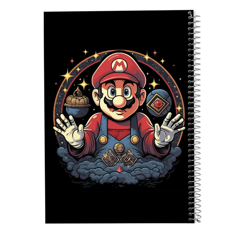 دفتر مشق 100 برگ مدوپد مدل سوپرماریو super mario کد DF2952