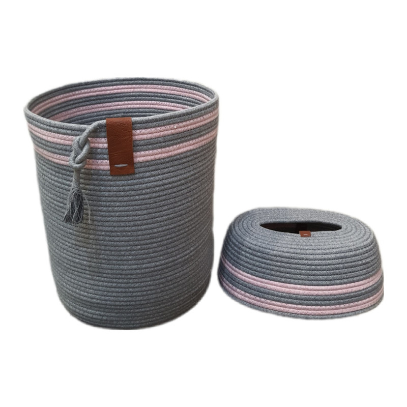 ست سطل و جای دستمال کاغذی لالی پاپ مدل C211 ست سطل و جای دستمال کاغذی لالی پاپ مدل C211