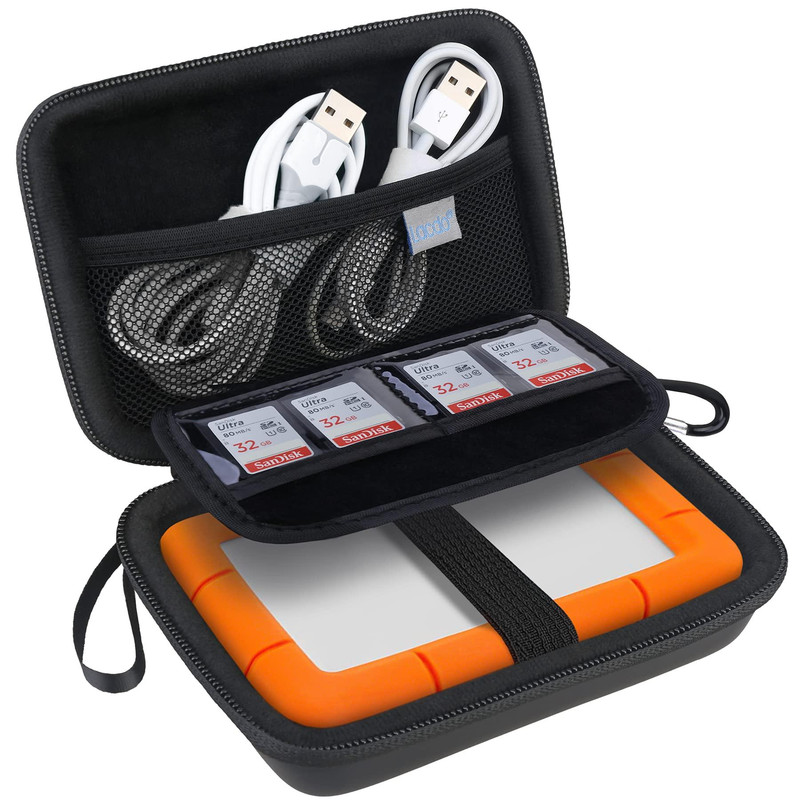 هارد اکسترنال لسی مدل Rugged USB-C ظرفیت یک ترابایت دارای رابط USB Type-C 3.0