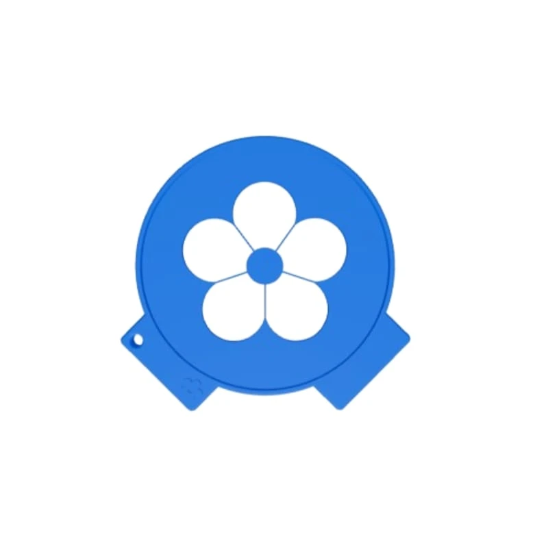 شابلون قهوه مدل Flower