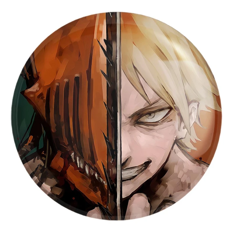 پیکسل خندالو طرح دنجی انیمه مرد اره ای Chainsaw Man کد 17905 مدل بزرگ